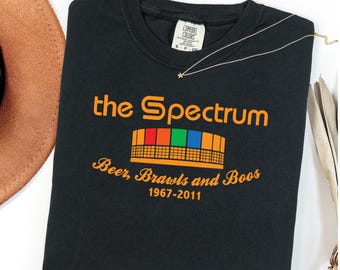 Philadelphia Spectrum Shirt Beers Brawls and Boos Tee Retro Philly Arena T Shirt Vintage Spectrum Graphic Shirt Comfort Colors
