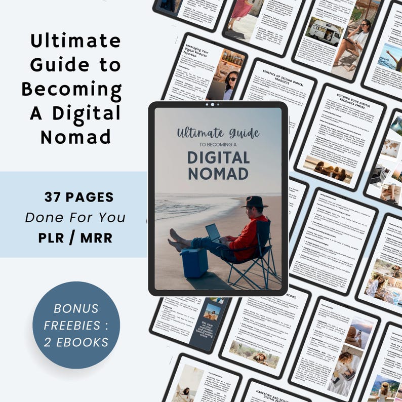 The Ultimate Guide to Becoming A Digital Nomad With Resale Rights - Etsy