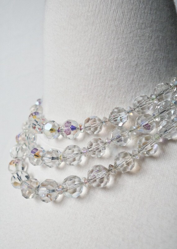 Everything that glitters... vintage triple strand 