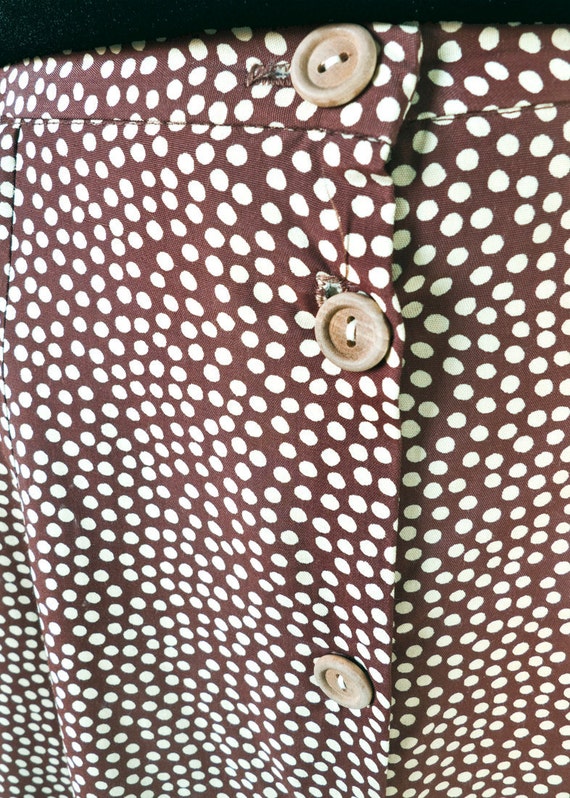 Vintage polka dots MIDI SKIRT - image 3