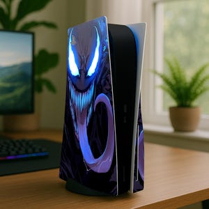 PS5 Skin Wrap – Customisable Symbiote Vinyl Decal For Playstation 5 Gaming Console