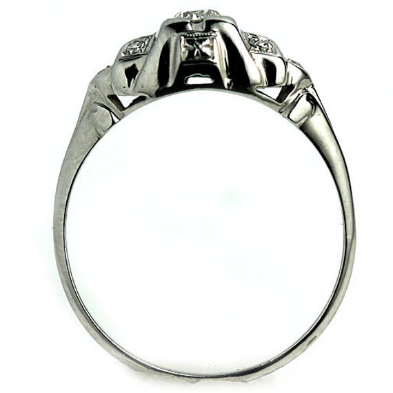 Vintage Engagement Ring Art Deco Engagement Rings Gem
