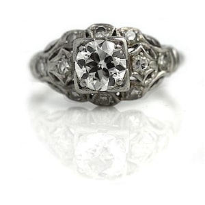 Art Deco Engagement Ring