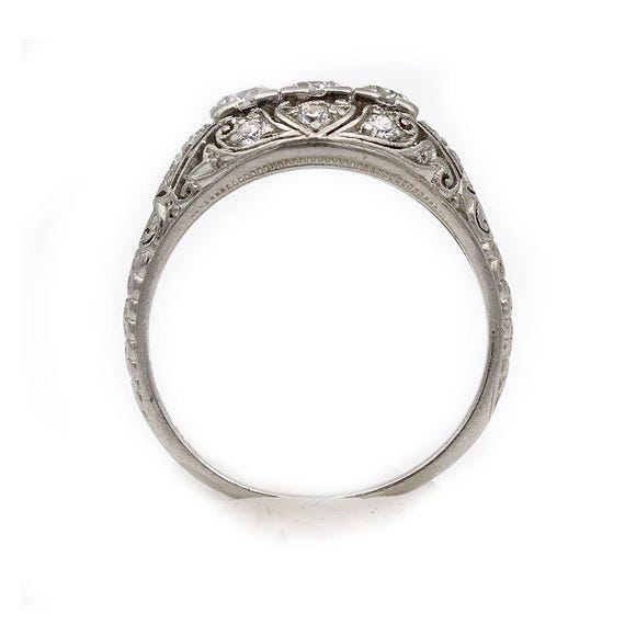 Art Deco Diamond Ring Art Deco .50ct  J.E Caldwel… - image 3