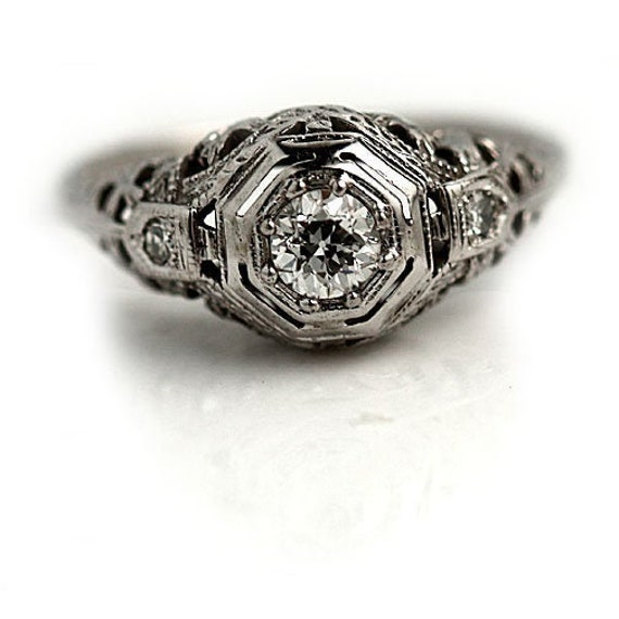 Antique Art Deco Engagement Ring