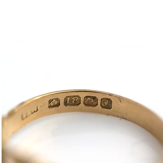 Ruby & Diamond Ring - Unique Antique Wedding - En… - image 6