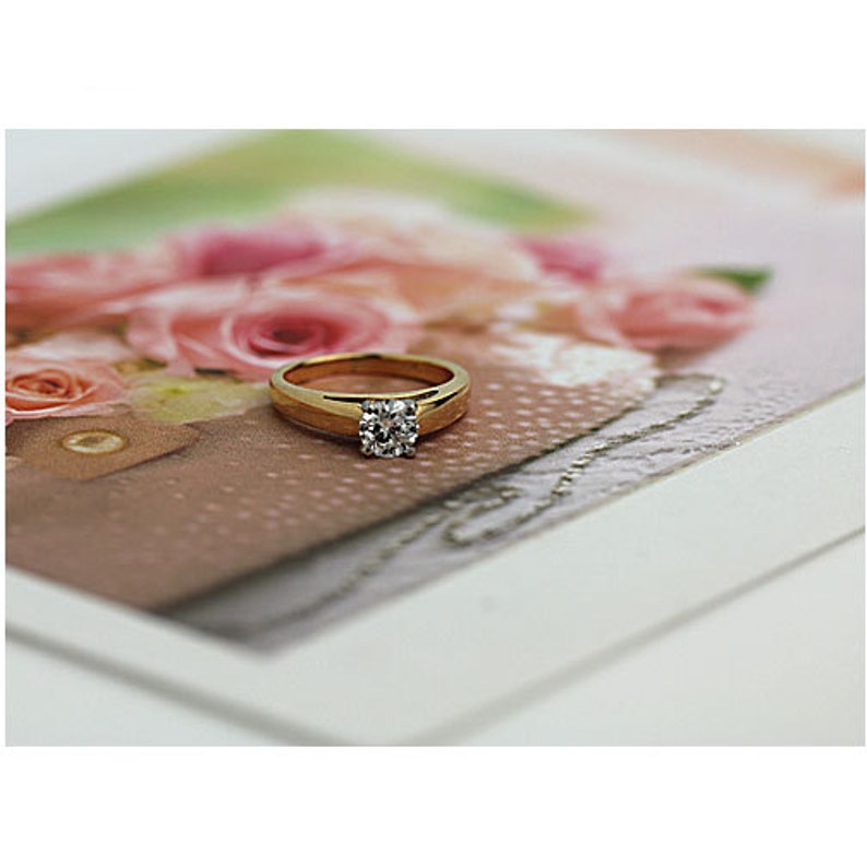 Promise Ring .64ctw GIA Vintage Promise Ring Petite Engagement Etsy