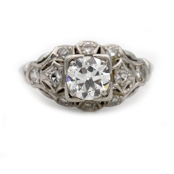 Art Deco Engagement Ring