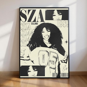 SZA poster - sos poster - ctrl poster
