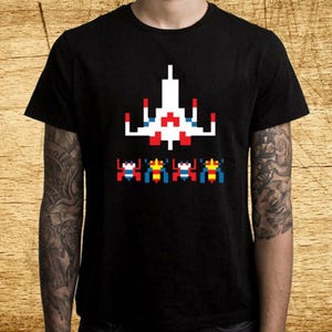 GALAGA Arcade Games Logo Custom Size S - 3XL