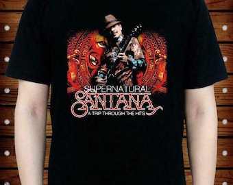 Vintage 1970's SANTANA Tour T-shirt 1979 RARE Short Sleeve