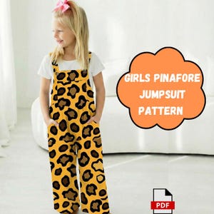 Patrón de costura para mono de niña, ideal para principiantes (descarga en PDF)