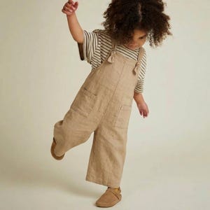 Kids Overalls Sewing Pattern – Girls Pinafore Jumpsuit  (PDF Pattern)
