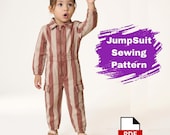 Jumpsuit Pattern For Girls Dungarees Pattern, Overalls Sewing Pattern For Kids - Romper Pattern For Children