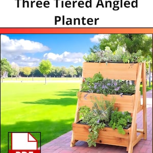 DIY 3-Tier Raised Planter Box Plans: Easy Build (PDF Download)