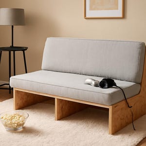 DIY Padded Sofa Plans , Upholstered Wooden Couch PDF Woodworking