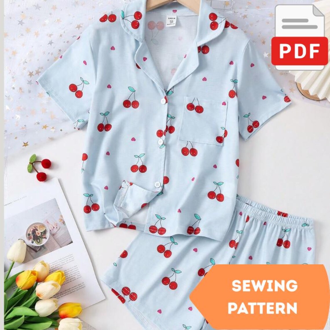 Top and Shorts Set - PDF Sewing Pattern for Kids | Beginner Friendly ...