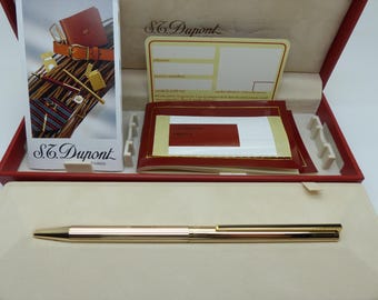 S T Dupont Classique roller ball pen Vintage 1980/90's NOS Set Ref. 045074