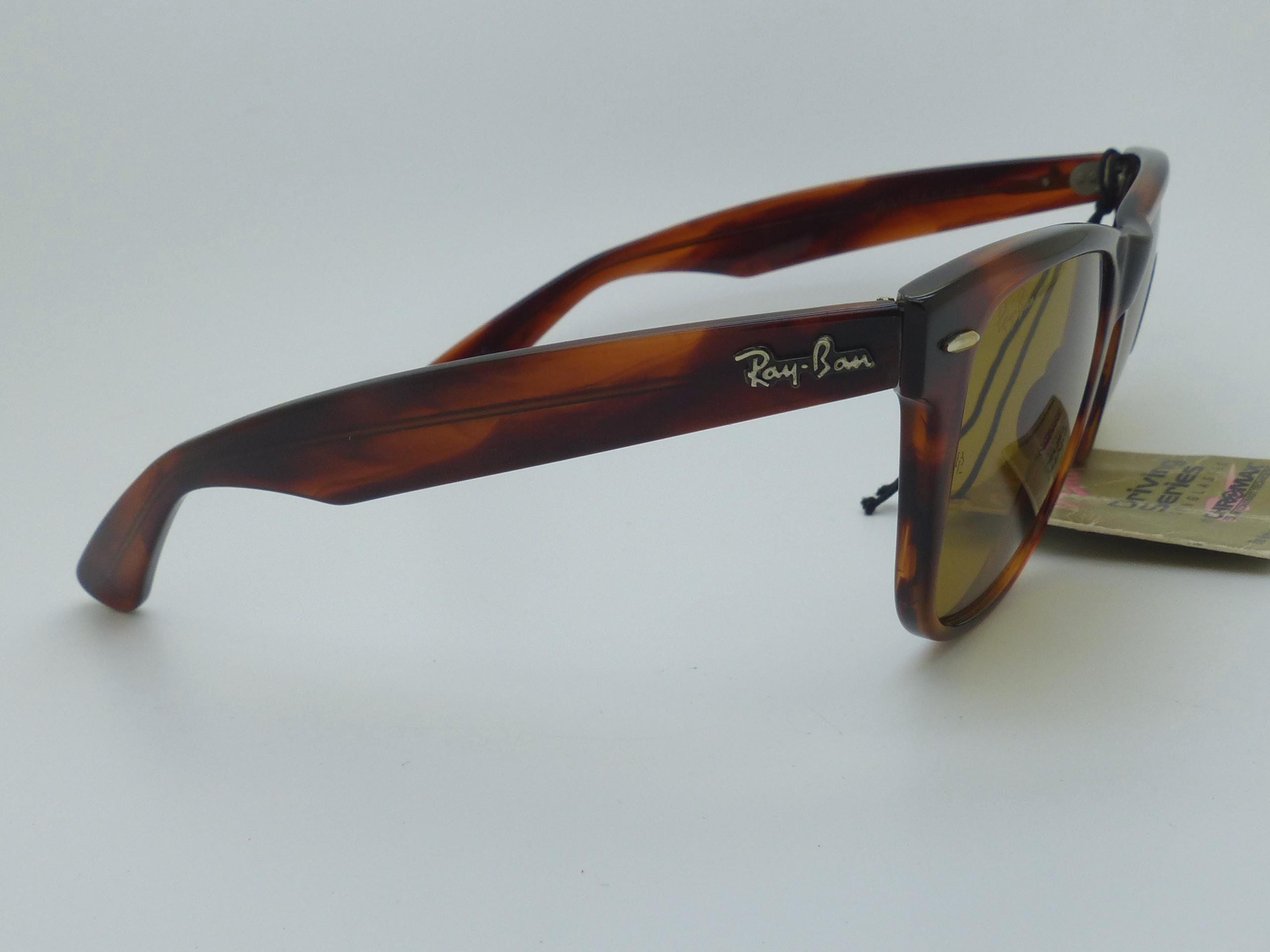 Vintage Ray-ban Wayfarer II Sunglasses: Bausch & Lomb Chromax