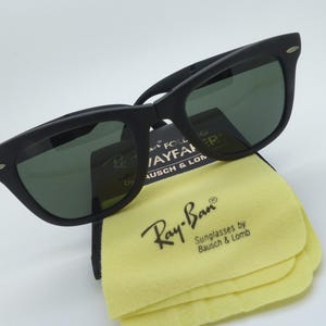 Ray-Ban W0670 Bausch & Lomb Folding Wayfarer Sunglasses Vintage NOS 5022 V/Rare