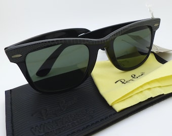 Ray-Ban W0497 Bausch & Lomb Leathers Wayfarer Sunglasses Vintage NOS 5022 Frame