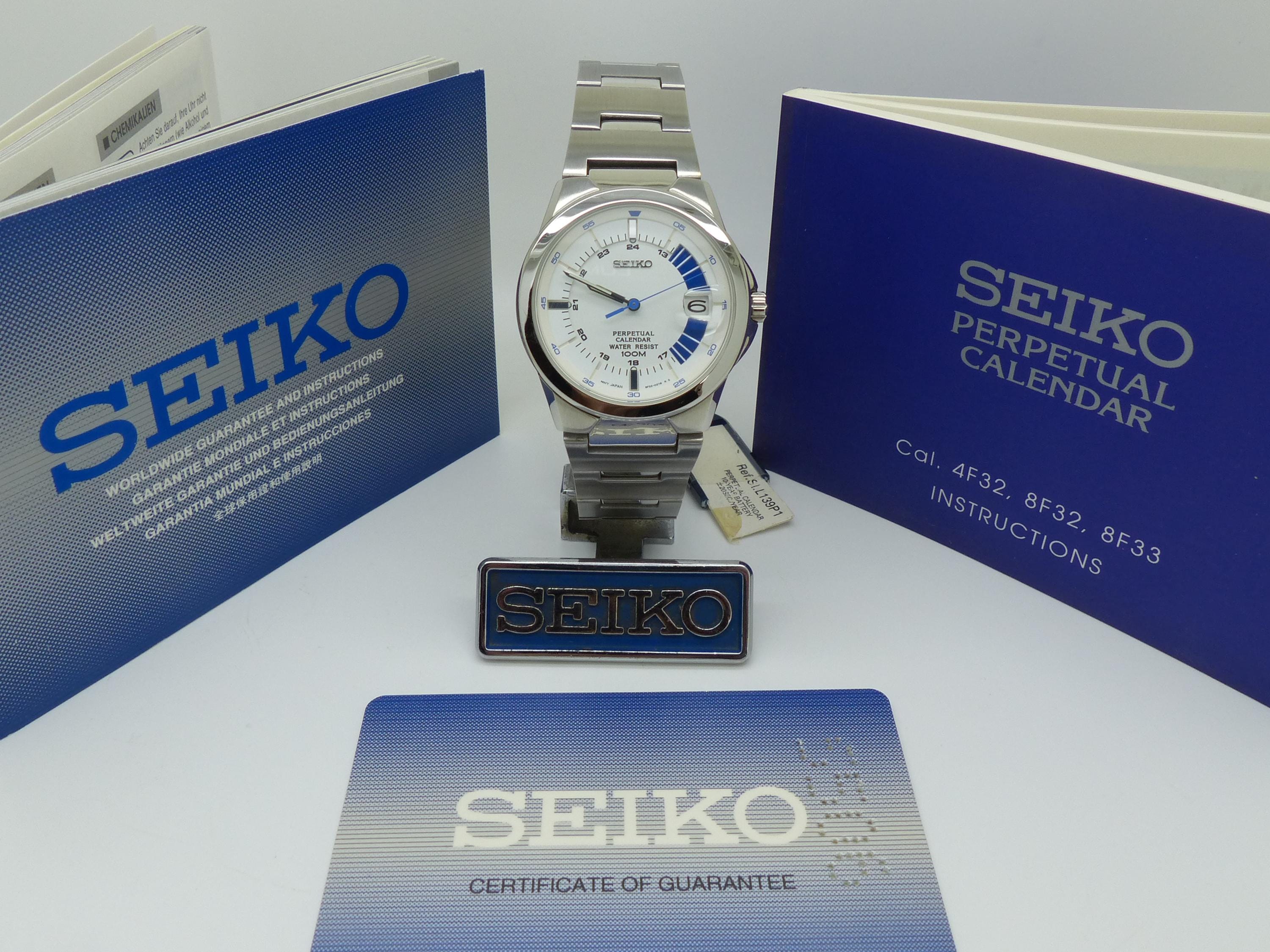 KAZU です☆SEIKO PERPETUAL CALENDAR How to Set the Seiko Perpetual Calendar 