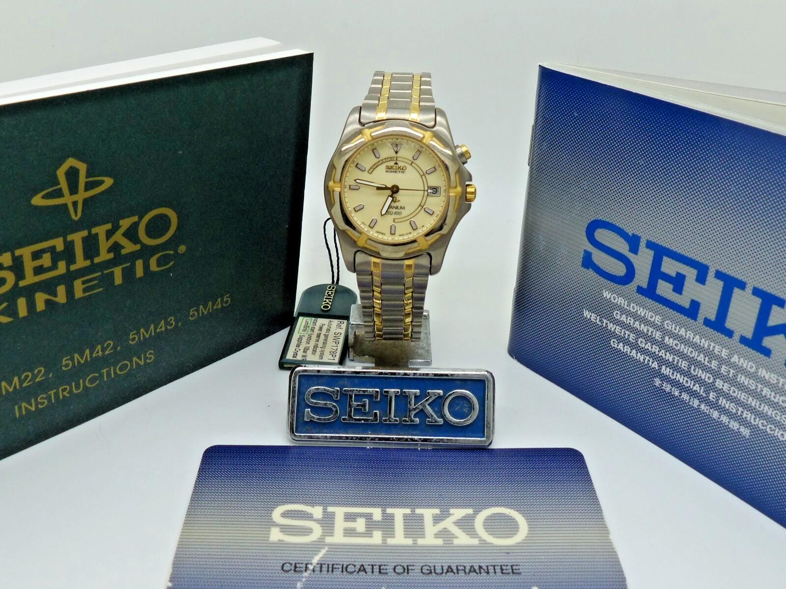 kankandondon　SEIKO KINETIC TITANIUM SEIKO Kinetic Titanium] Rescued from an old shoebox of