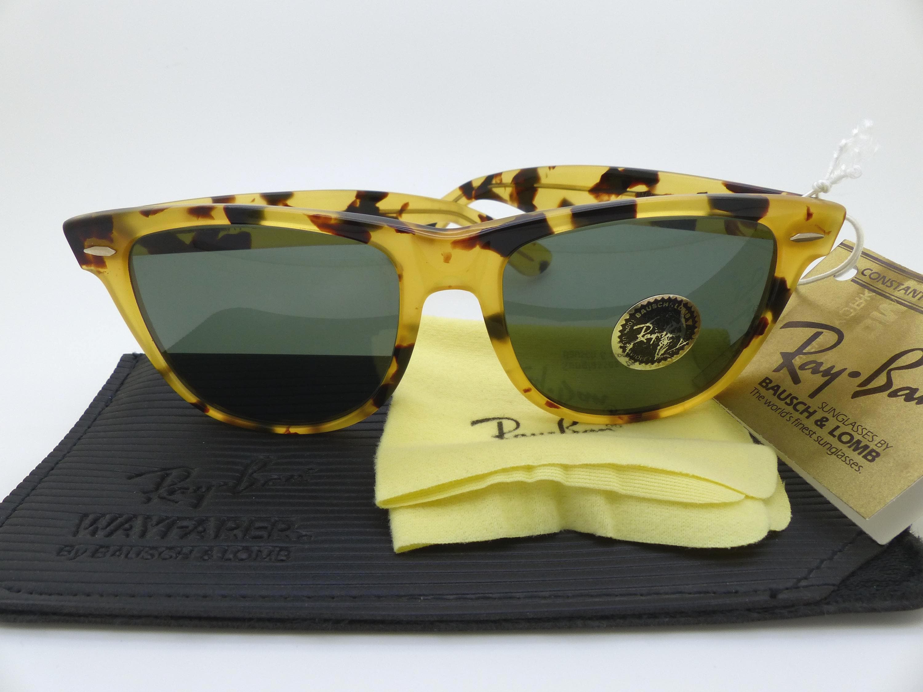 Ray Ban WAYFARERⅡ Cats BAUSH&LOMB Vintage RAY BAN CATS Sunglasses / Bausch & Lomb / Made in France