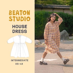 House Dress & Shirt | PDF Sewing Pattern | Beaton Studio | (XS-4X)