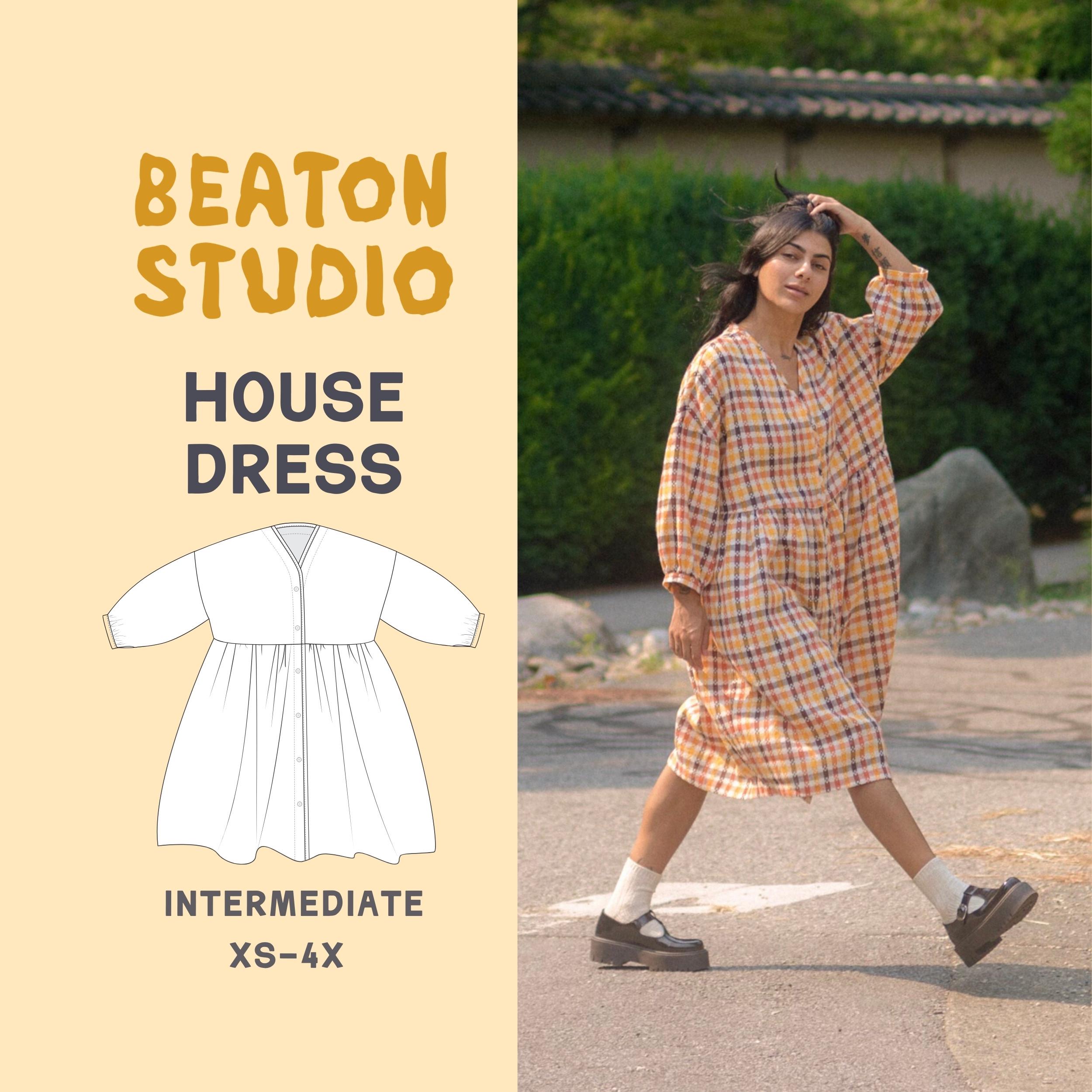 women's short sleeve linen dress The Linen Short-Sleeve Scoop Midi Dress main image 1