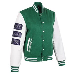 Personalized Varsity Jacket – Custom Baseball Jacket for Men & Women, College Letterman Bomber, Unisex Team Jacket