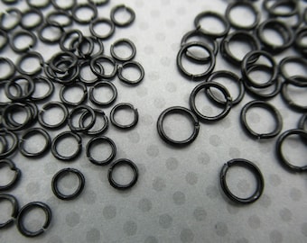 5 Assorted Sizes 1500 pcs Silver Plated Cut Open Jump Rings 3 4 6 7 8 mm box