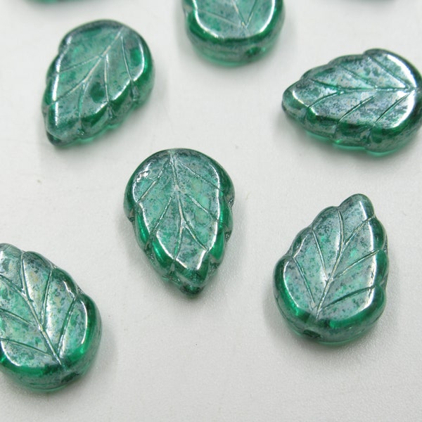 Leaf Beads Etsy