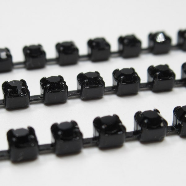 Rhinestone Chain - Etsy