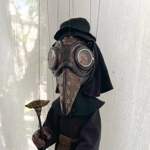 Plague Doctor Marionette (Made to Order)