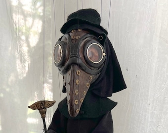 Plague Doctor Marionette (Made to Order)