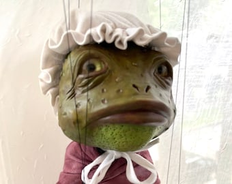 Made to Order - Mr. Toad Marionette disguised as a washer woman