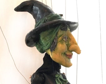 Wicked Witch of the West from the Wizard of Oz Marionette / Made-to-Order