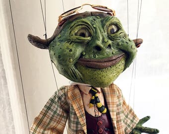 Made to Order - Mr. Toad Marionette, Wind in the Willows Character