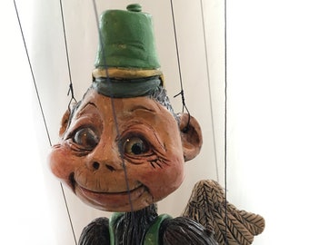 Winged Monkey of Oz Marionette / Made-to-Order