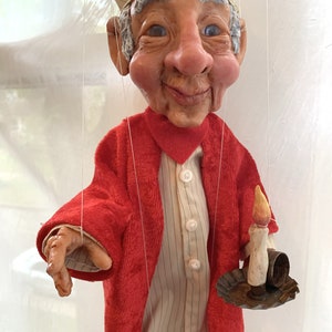 Ebenezer Scrooge Marionette Made to order image 4