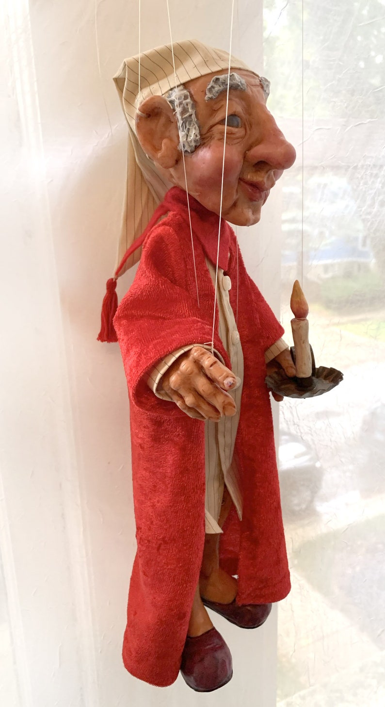 Ebenezer Scrooge Marionette Made to order image 7