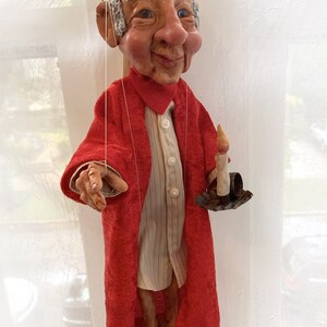 Ebenezer Scrooge Marionette Made to order image 5