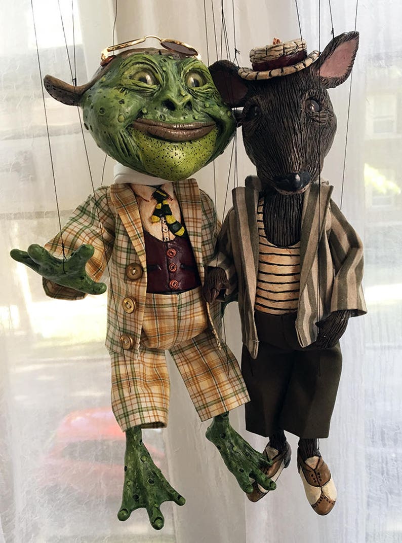 Ratty Marionette Wind in the Willows Character Made to | Etsy