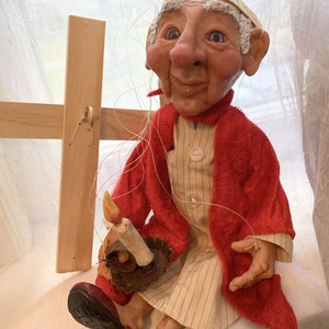 Ebenezer Scrooge Marionette Made to order image 8