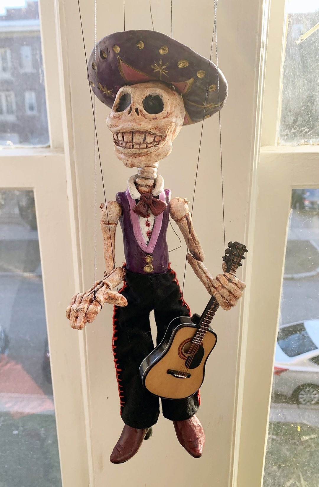 Marionettes, Day of the Dead 42805 (36x54 ジクレーギャラリープリント、壁の装飾トラベルポスター) Mexico City stages first Day of the Dead parade - BBC News