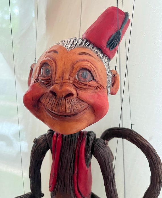 Organ Grinder Monkey Marionette (made to Order) - Etsy