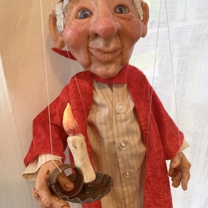 Ebenezer Scrooge Marionette Made to order image 3