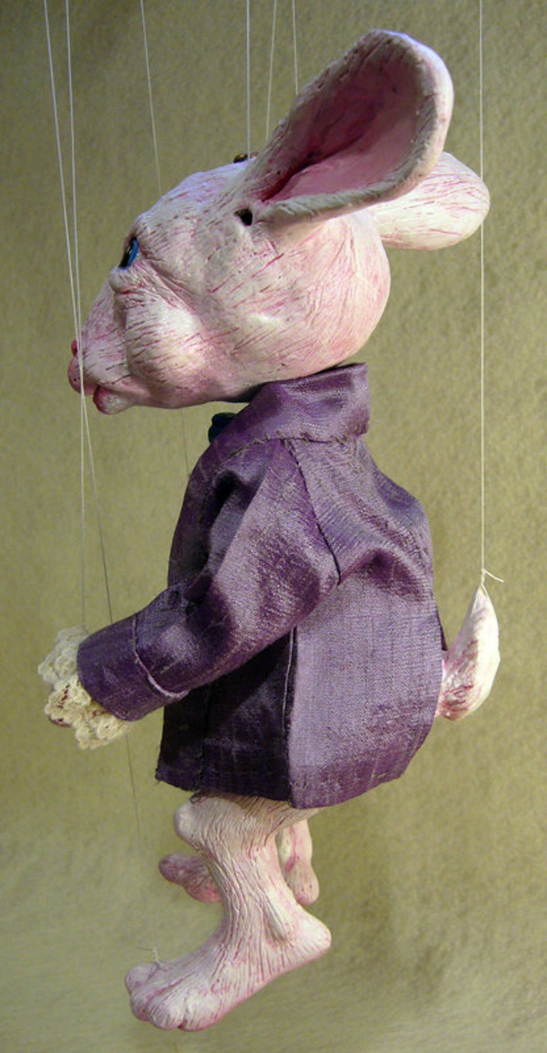 Lace Puppet White Rabbit From Alice in Wonderland, Made to Order - Etsy Canada