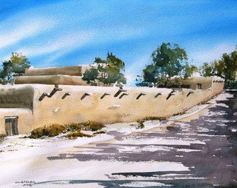 frame size zimbabwe door standard Etsy watercolor Adobe Style Original Pueblo painting frame size zimbabwe door standard Etsy watercolor Adobe Style Original Pueblo painting